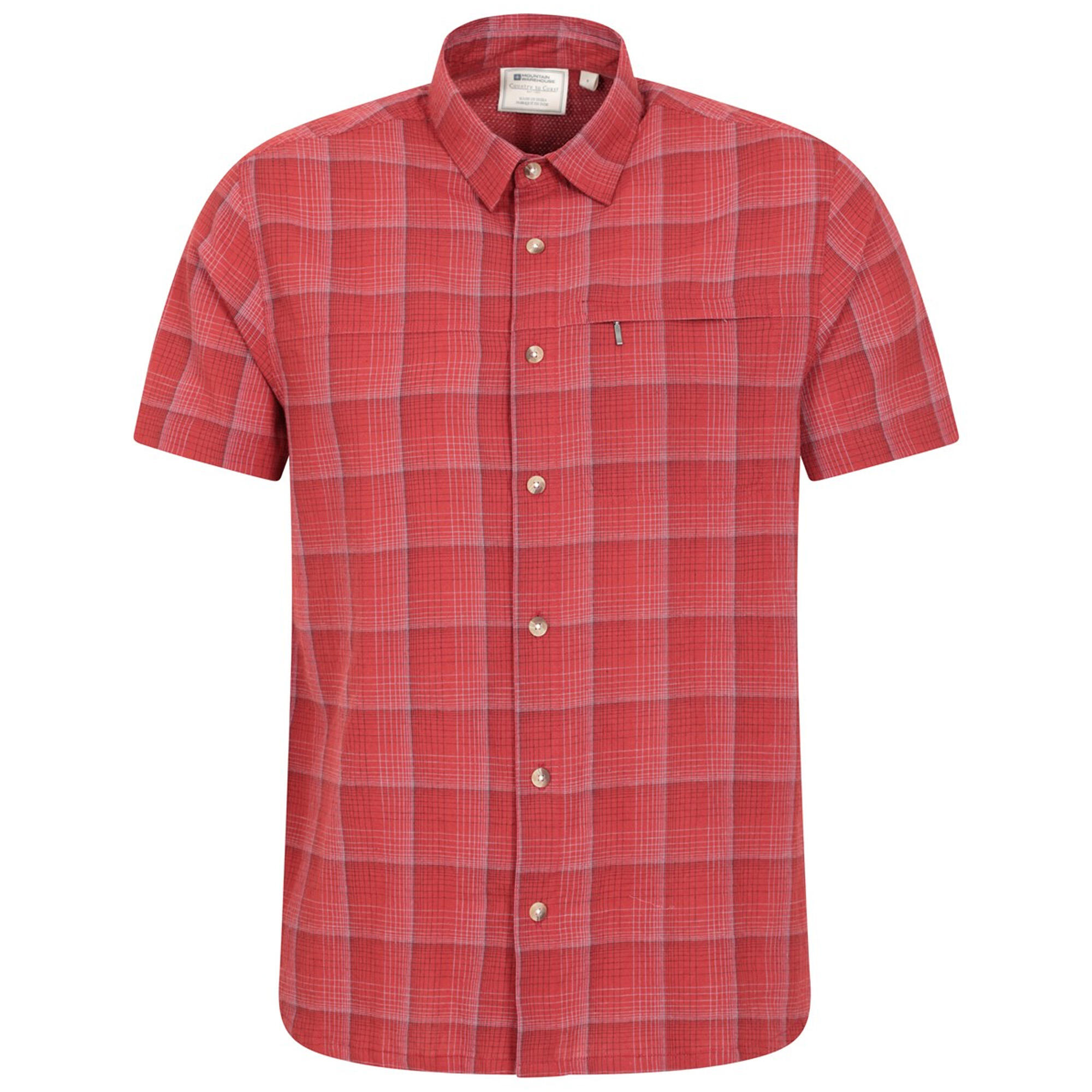 MOUNTAIN WAREHOUSE Camicia Uomo Mountain Warehouse Rosso Attivo