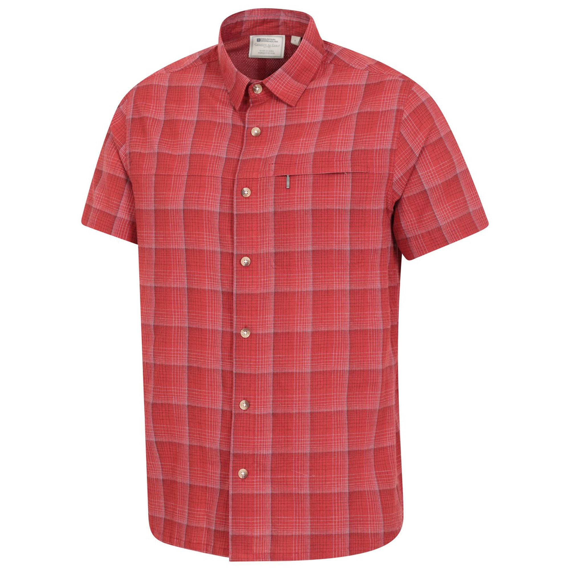 Camicia Uomo Mountain Warehouse Rosso Attivo 4/4