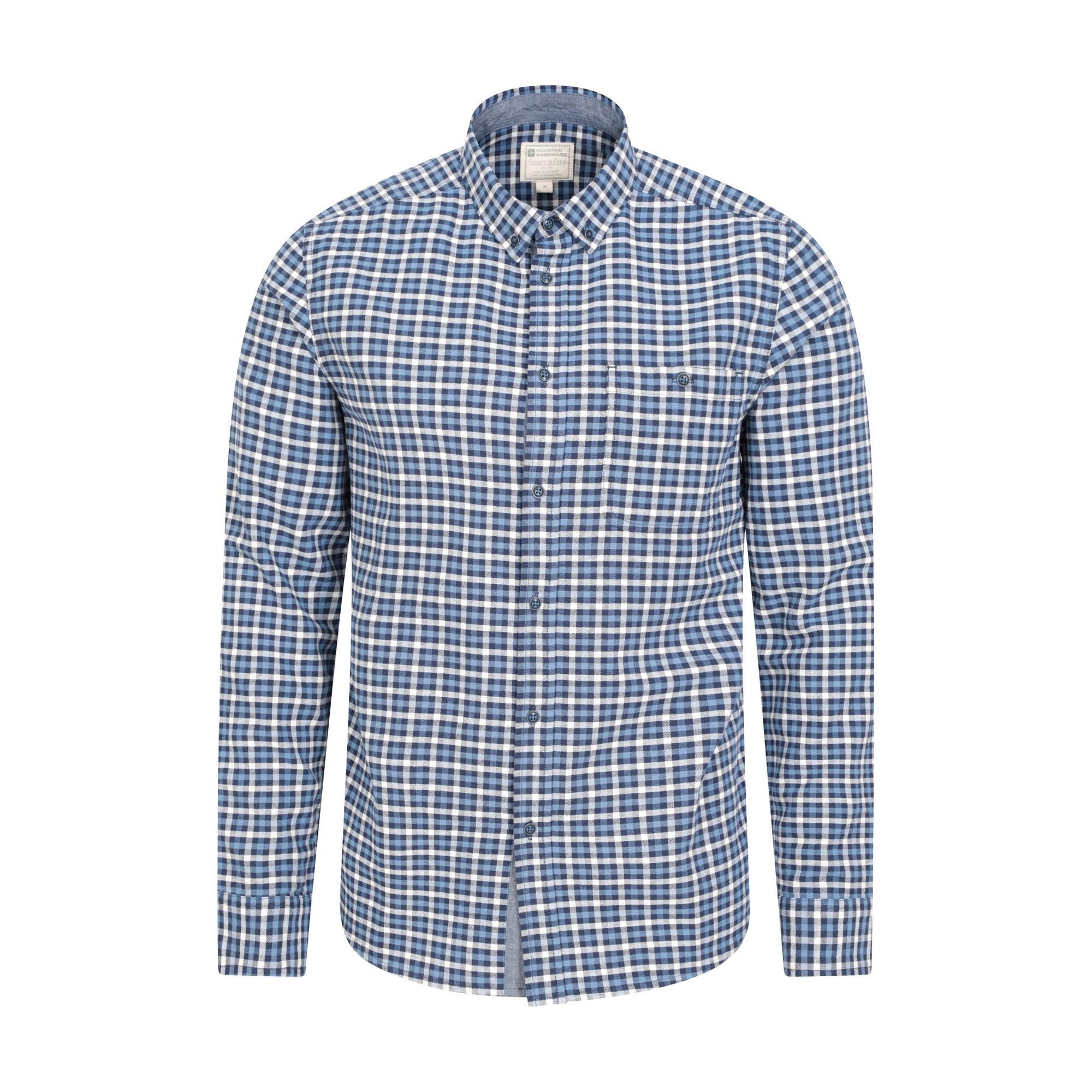 MOUNTAIN WAREHOUSE Camicia A Quadri Uomo Mountain Warehouse Driftwood Blu Navy