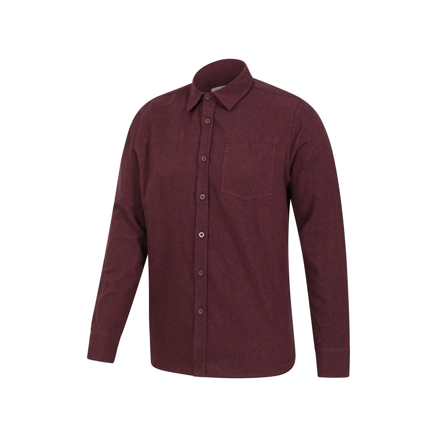 Camicia Uomo Mountain Warehouse Bamford Borgogna 3/4
