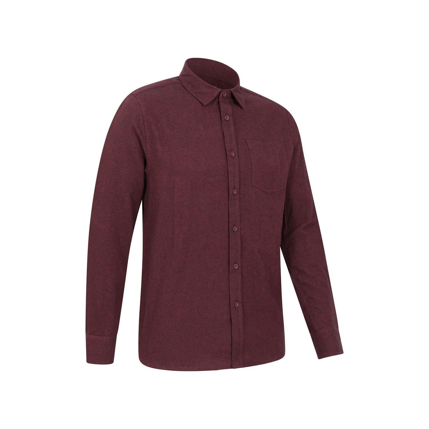 Camicia Uomo Mountain Warehouse Bamford Borgogna 4/4