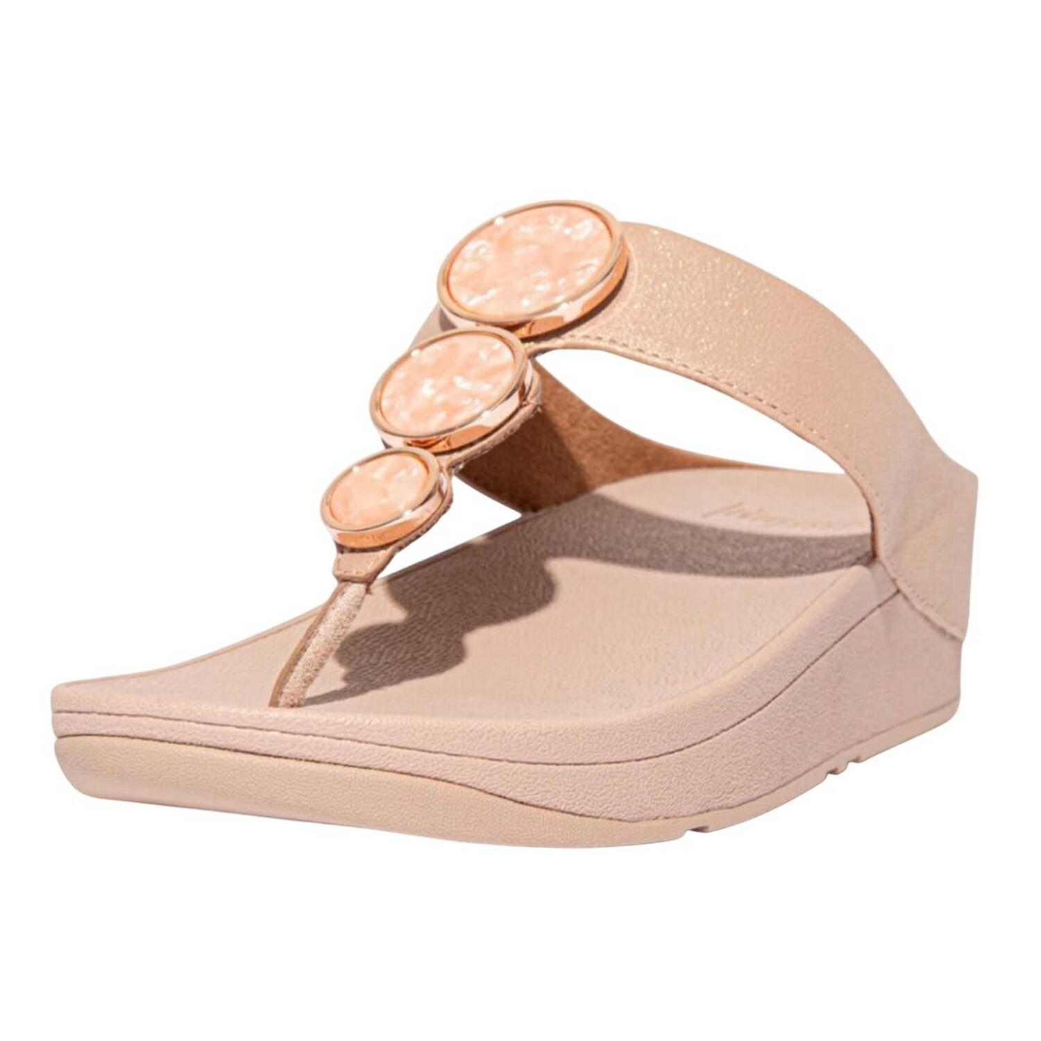 Fit Flop Womens/Ladies Halo Shimmer Toe Post Sandals