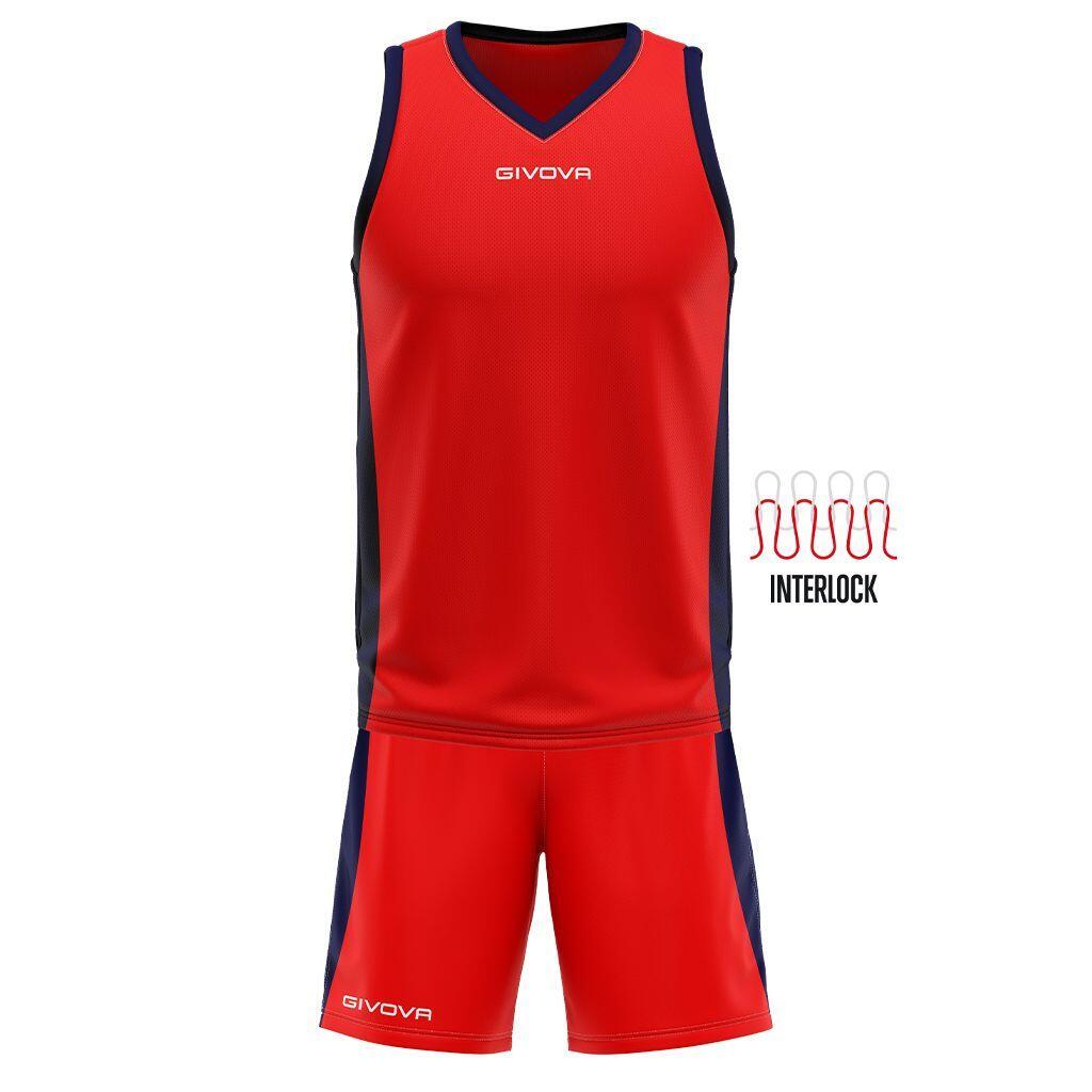 Givova - Ensemble Maillot Et Short Enfant Givova Power - Chemise Sans Manche - Orange|rouge - 34 2xs - Decathlon