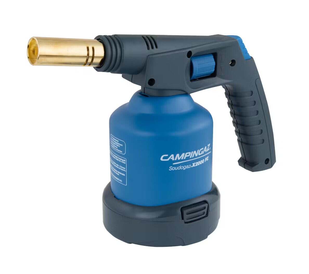 Campingaz Kitchen Blowlamp Soudogaz X2000 Blow Torch With Adjustable Flame & Safety Lock, Camping Cooking Butane Torch For Baking, Barbecue, DIY Soldering