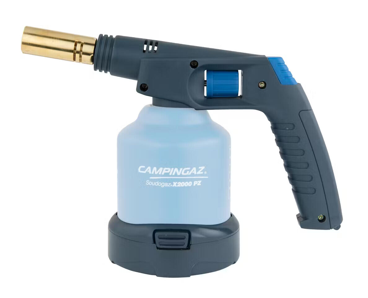 Campingaz Kitchen Blowlamp Soudogaz X2000 Blow Torch With Adjustable Flame & Safety Lock, Camping Cooking Butane Torch For Baking, Barbecue, DIY Soldering