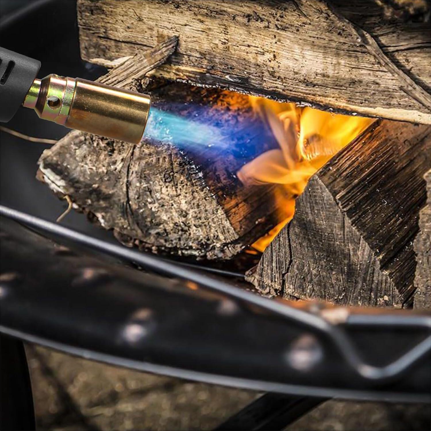 Campingaz Kitchen Blowlamp Soudogaz X2000 Blow Torch With Adjustable Flame & Safety Lock, Camping Cooking Butane Torch For Baking, Barbecue, DIY Soldering