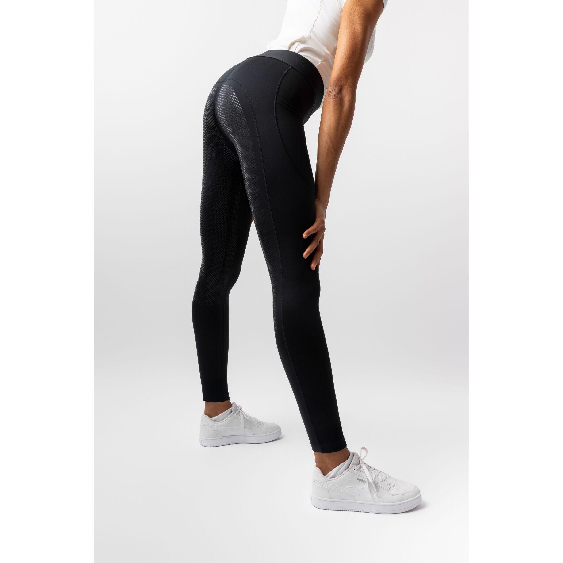 Damskie legginsy jeździeckie z pełną przyczepnością Horze Maia 5/7