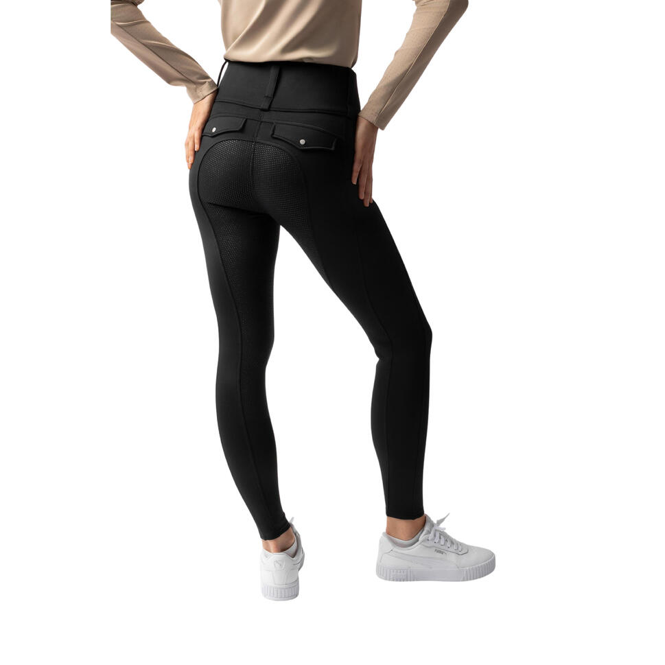 Damskie legginsy jeździeckie z pełną przyczepnością Horze Anya