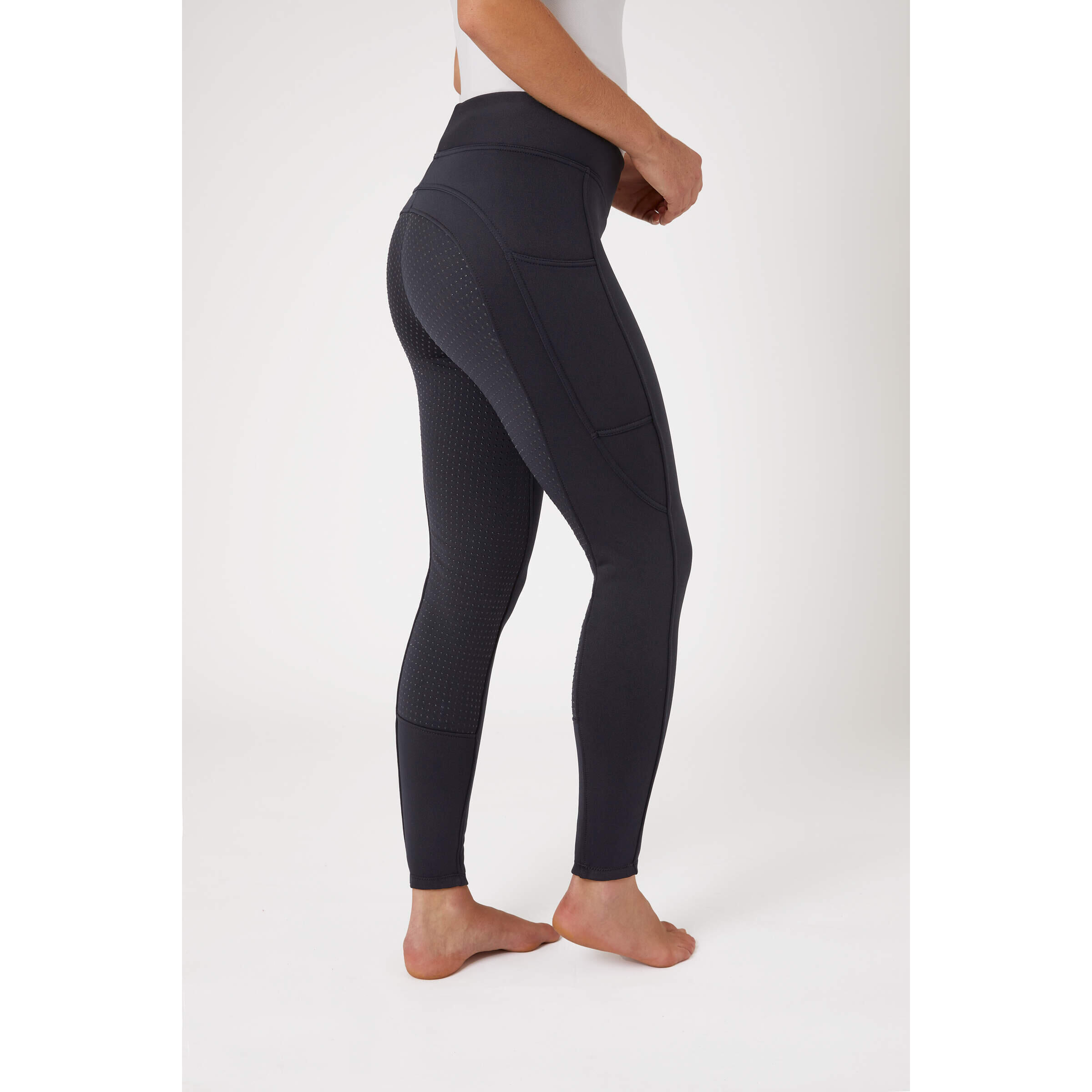 Legging équitation hiver full grip avec poche pour téléphone femme Horze Active 3/5