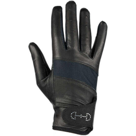 Gants d'équitation en cuir et en mesh femme Horze