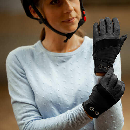 Guantes de equitación  para mujer Horze 4/4