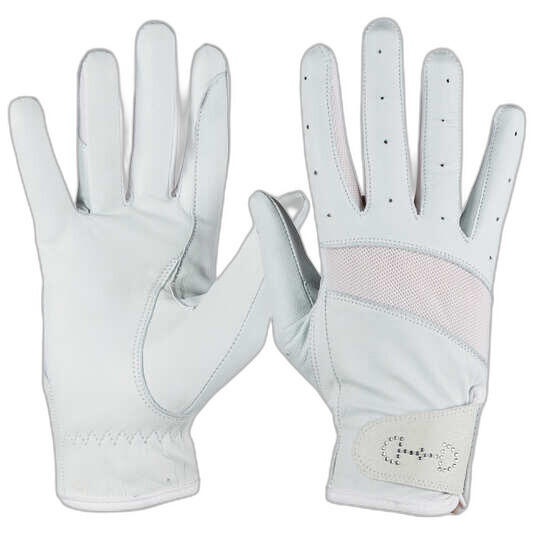 Gants d'équitation en cuir et en mesh femme Horze