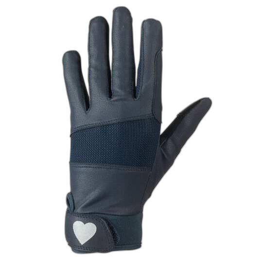 Gants avec imprimé cœur scintillant enfant Horze 2/3