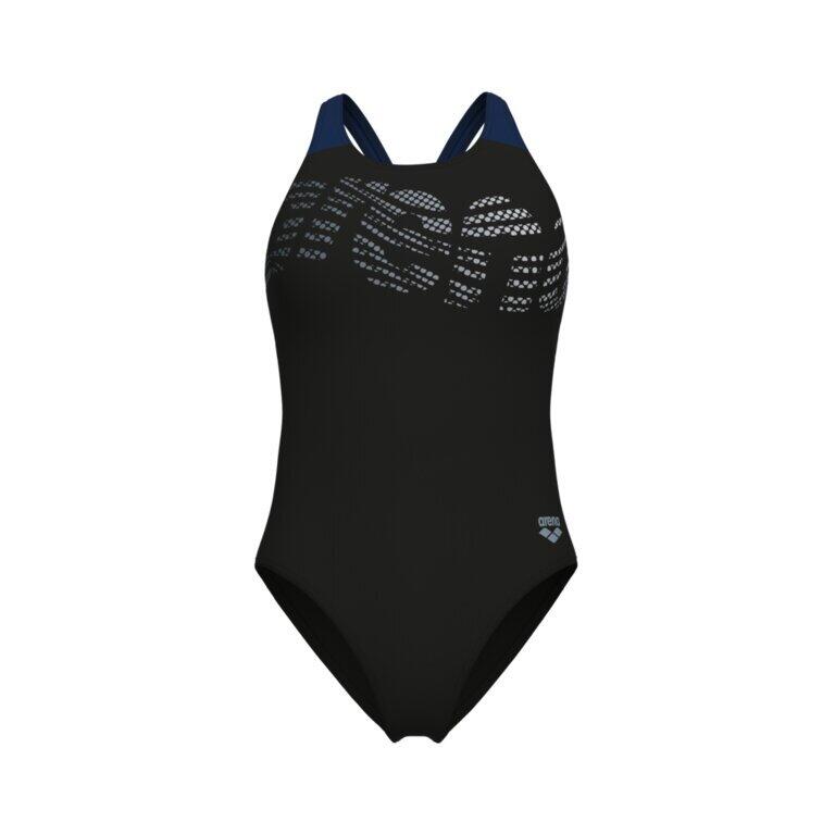 Maillot de bain 1 pièce femme Arena Flowing V Back 3/5