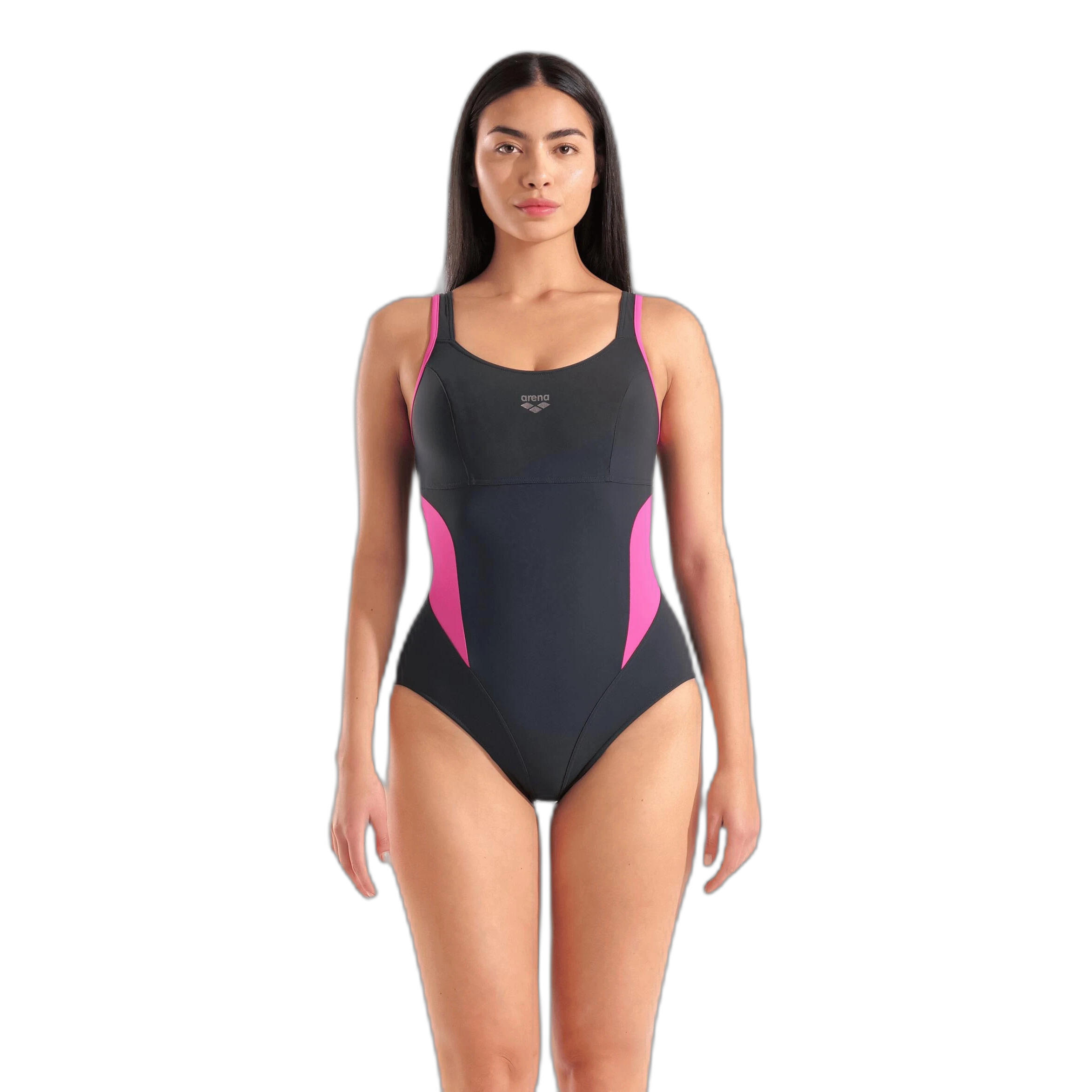 Arena - Maillot De Bain 1 Pièce Femme Arena Makimurax - Maillot De Bain 1 Pièce - Gris - 42 M/l - Decathlon