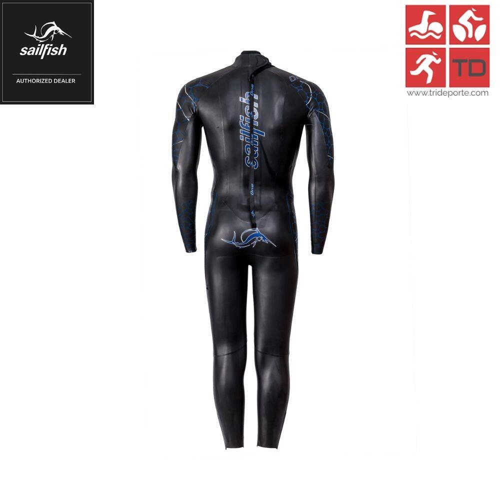Neopreno One 8 natación Hombre Azul Sailfish 3/3