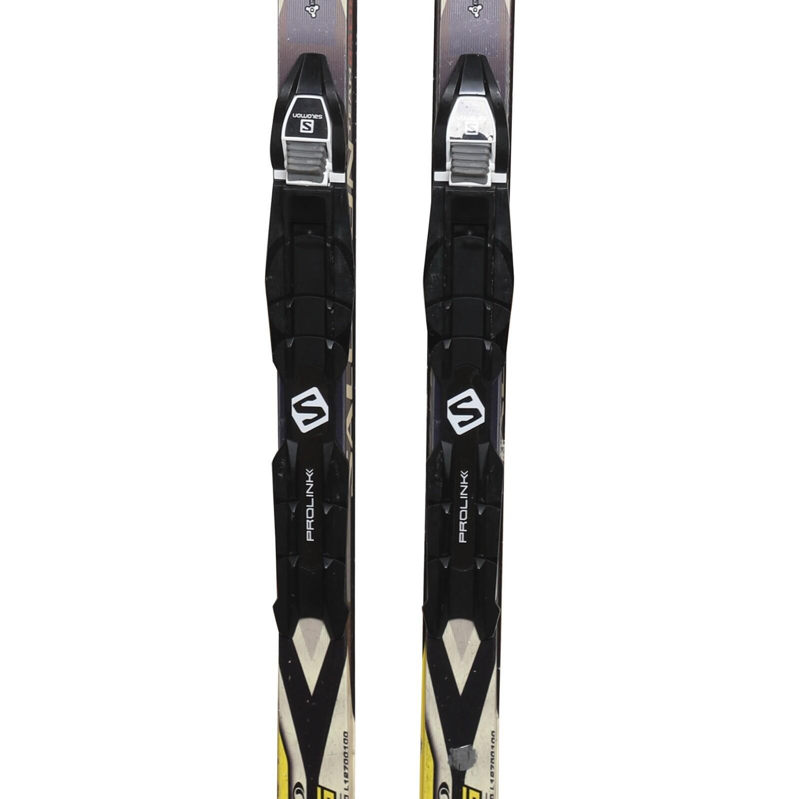RECONDITIONNE - Ski De Fond Junior Salomon Team Racing Grip + 3/4