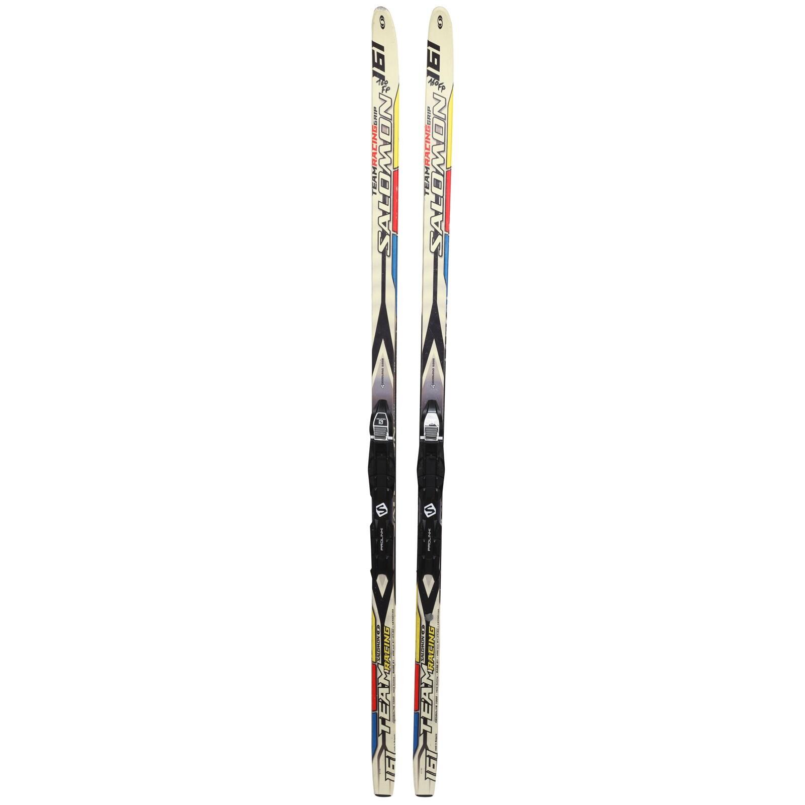 RECONDITIONNE - Ski De Fond Junior Salomon Team Racing Grip + 2/4
