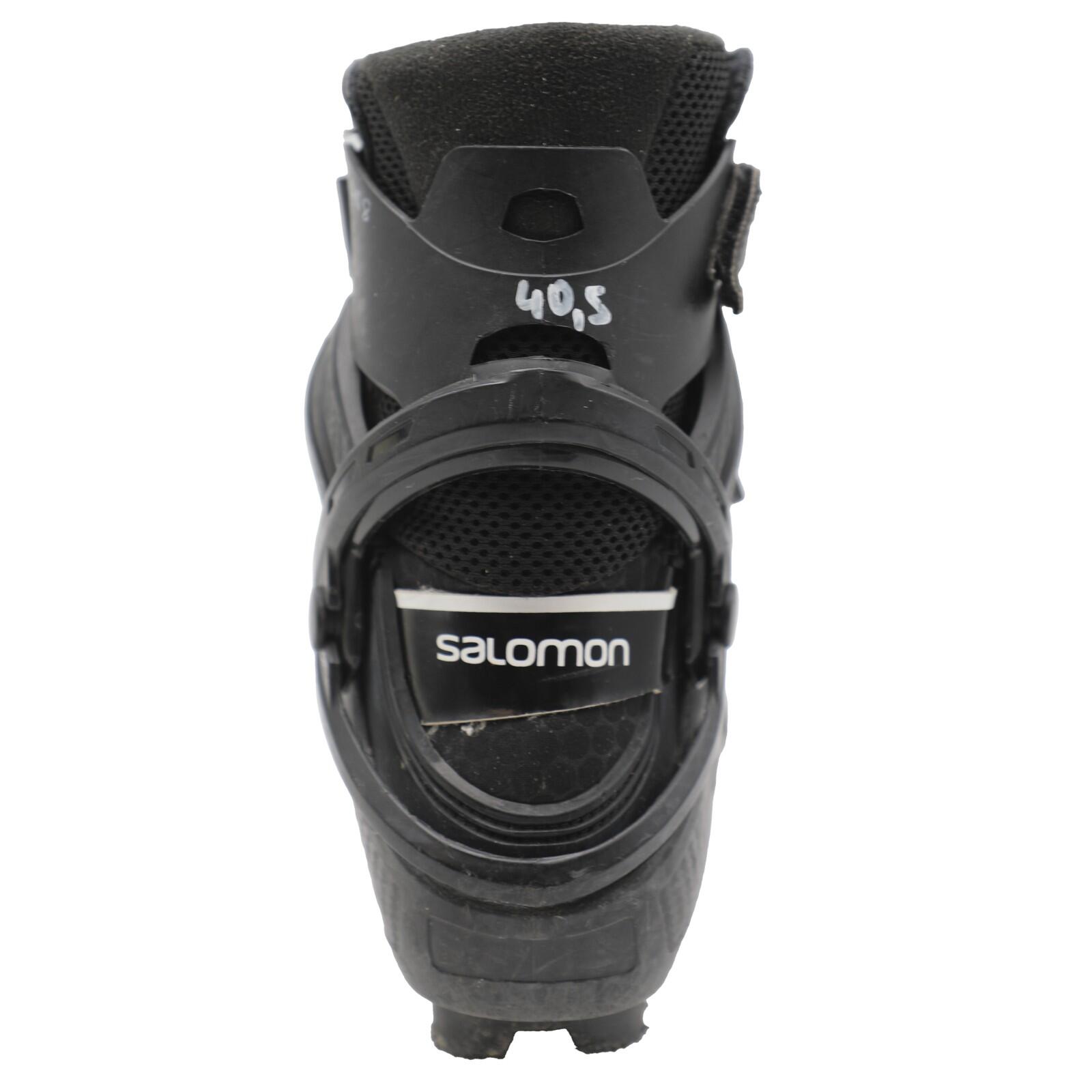 Salomon - Reconditionne - Chaussure De Ski De Fond Salomon Equipe 8 Sk Sns - Bon - Chaussures De Ski - Noir - 30,5 Cm - Decathlon
