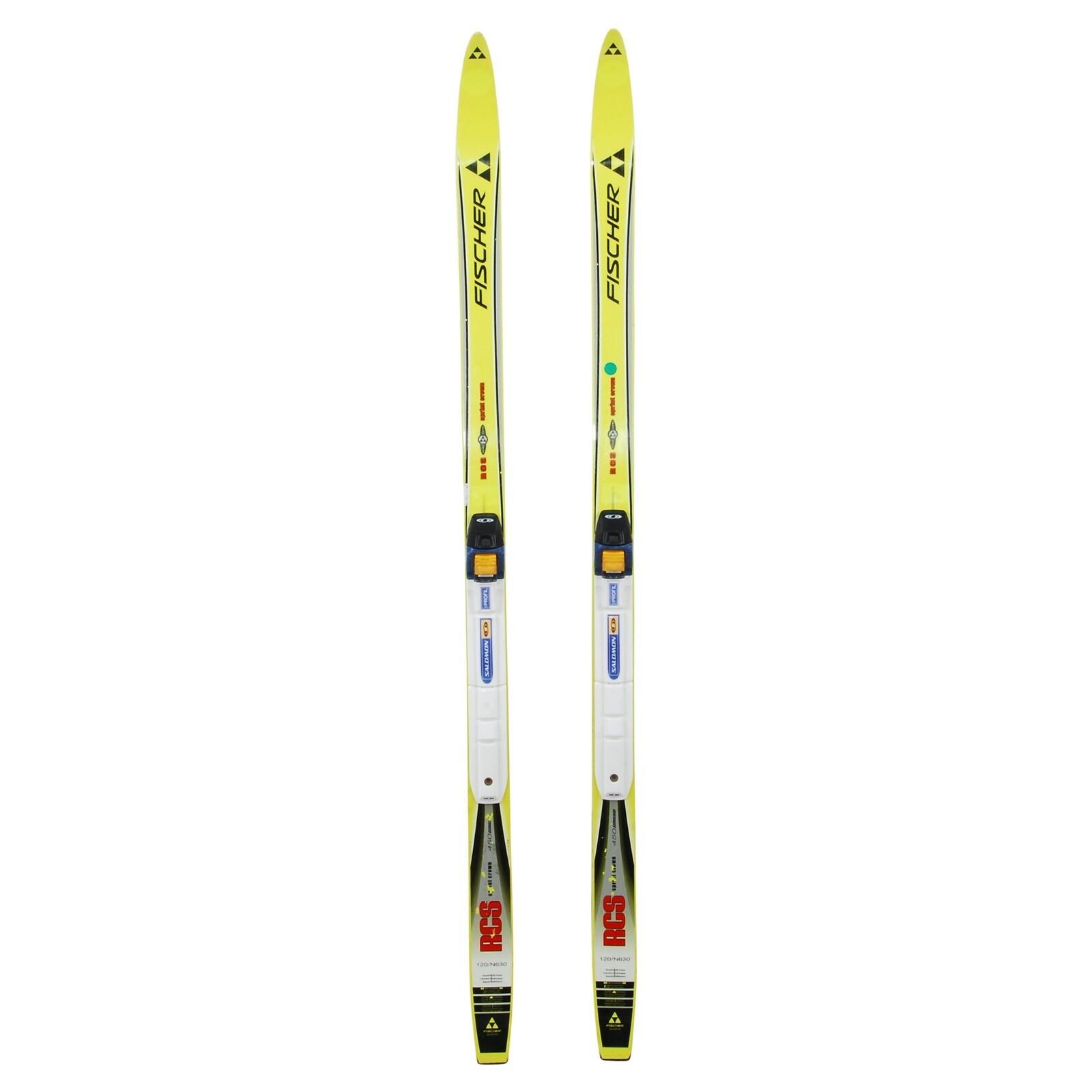Fischer - Reconditionne - Ski De Fond Junior Fischer Rcs Sprint Crown + - Skis - Jaune|multicolore - 120 Cm - Decathlon