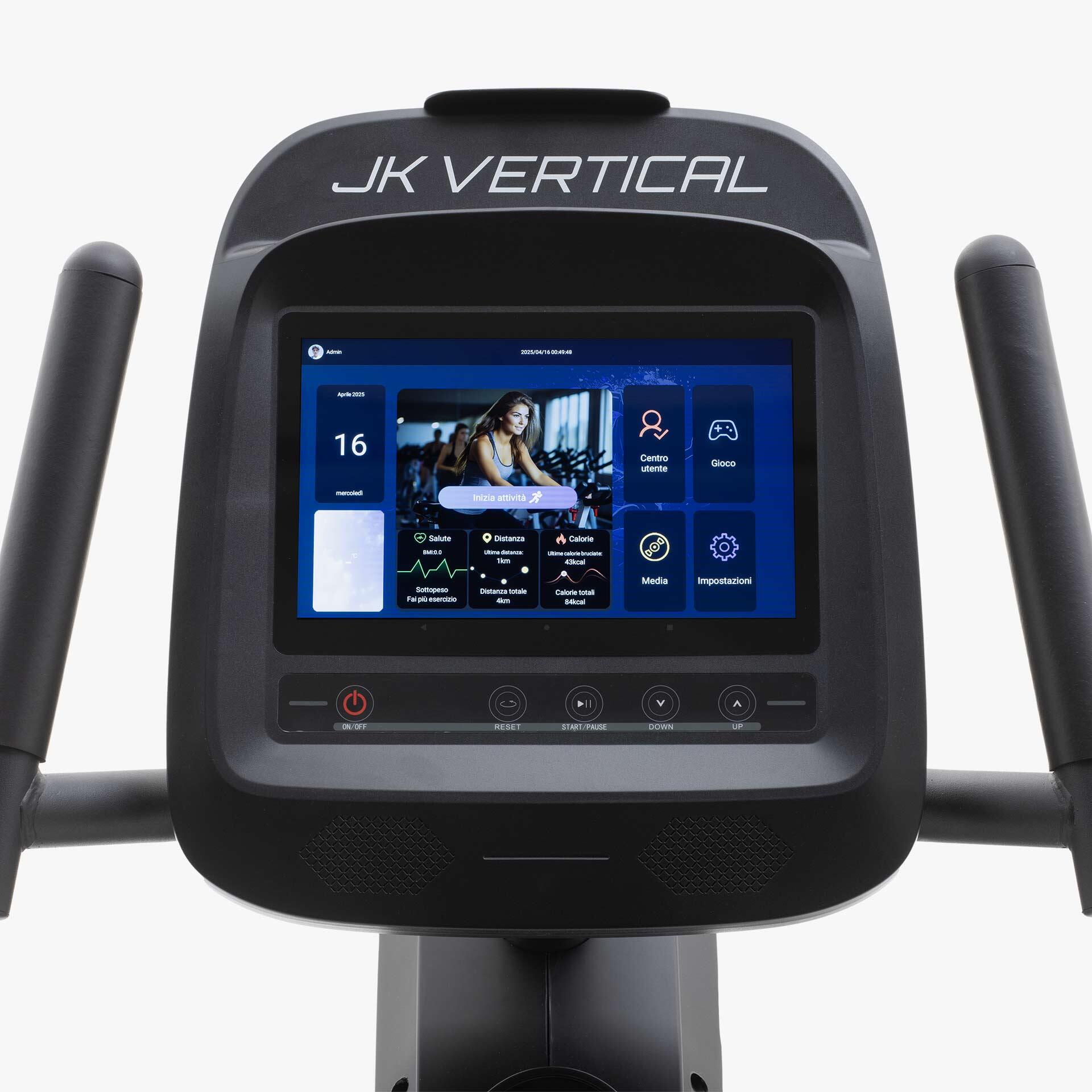 Cyclette reclinata JK Fitness Vertical JKV 36 TFT 3/7