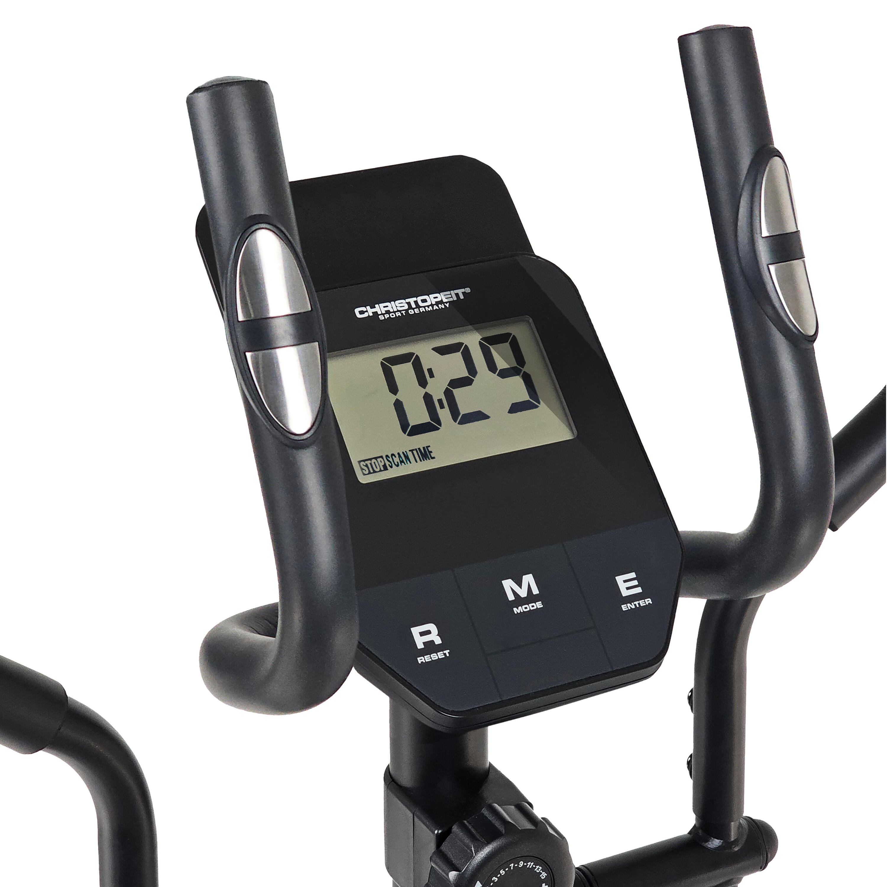 Vélo elliptique – freinage magnétique, résistance à 15 niveaux, 110 kg - CT 5 3/7