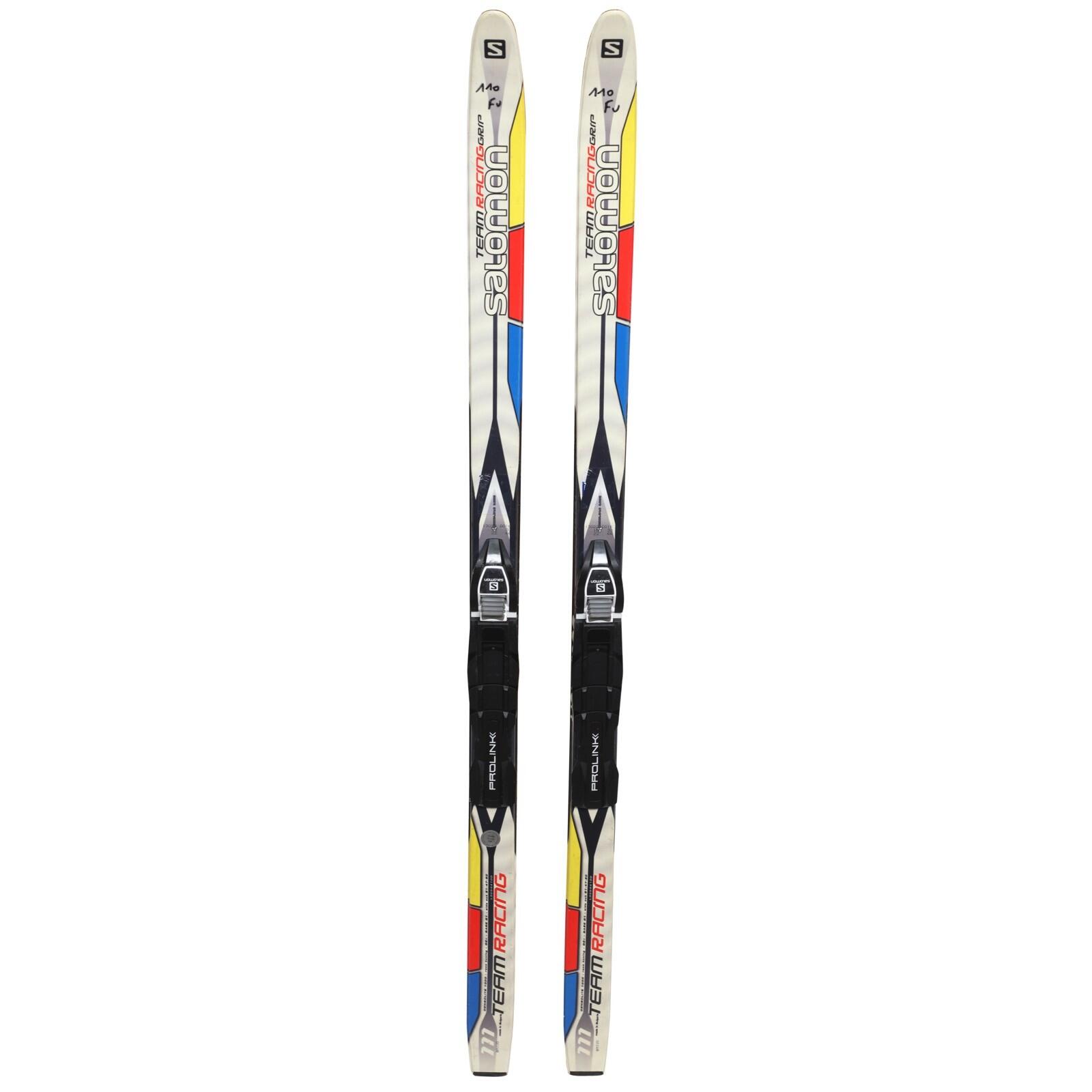 RECONDITIONNE - Ski De Fond Junior Salomon Team Racing + Fixation 2/4