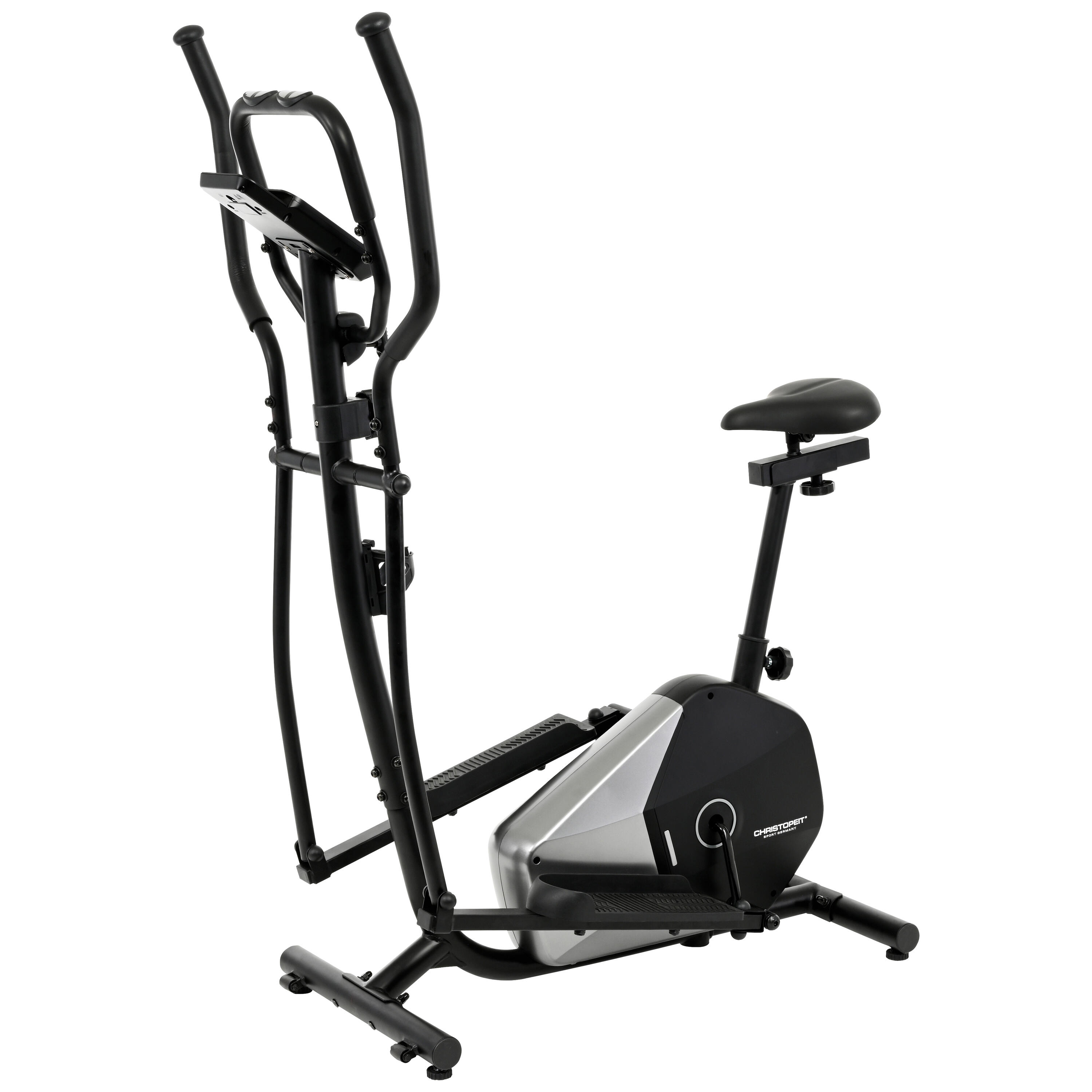 Vélo elliptique & vélo d'appartement 2in1 Hybrid, capteurs de pouls, CT 6 2/8