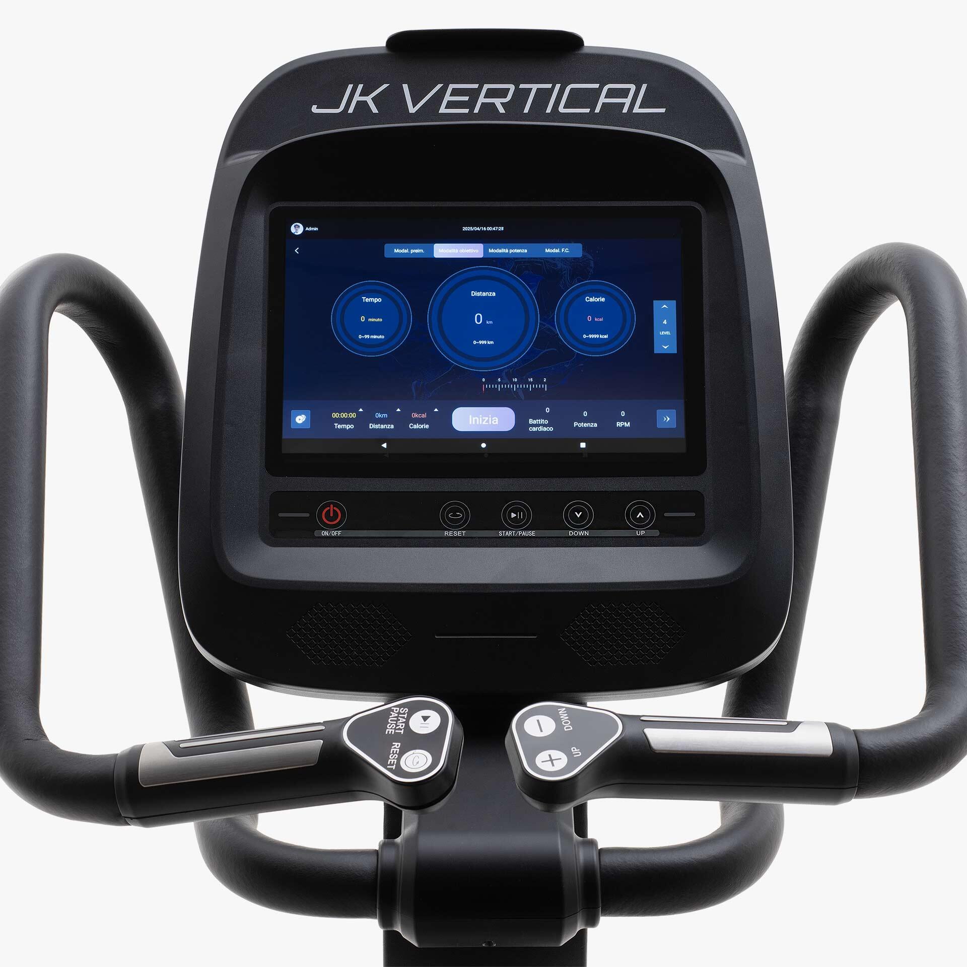 Cyclette JK Fitness Vertical JKV 26 TFT 2/7