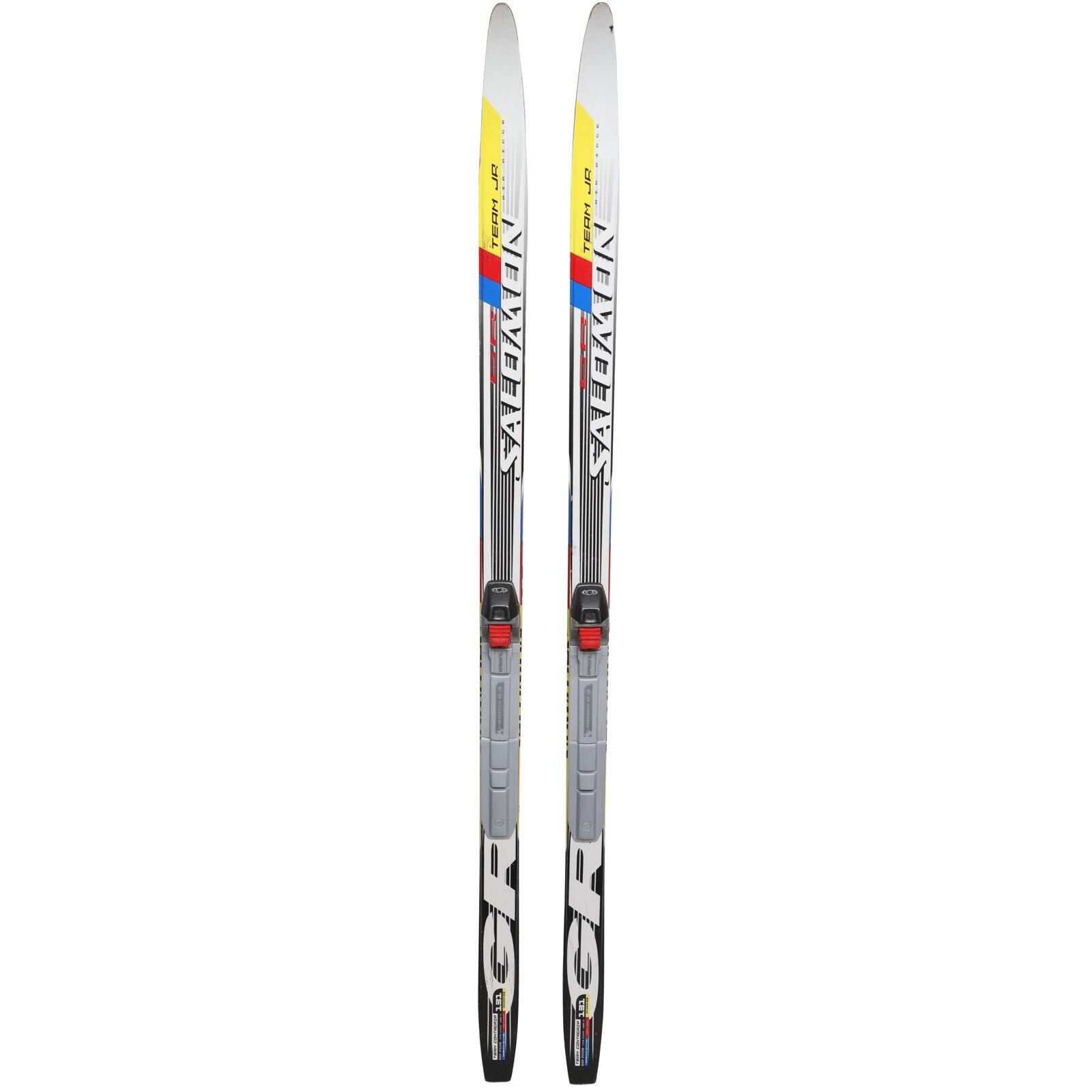 RECONDITIONNE - Ski De Fond Junior Salomon Team Contagrip + Fixation 2/4