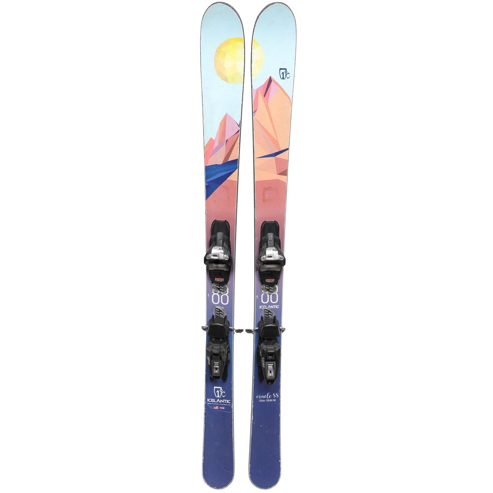 RECONDITIONNE - Ski Icelantic Oracle 88 + Fixations 2/4