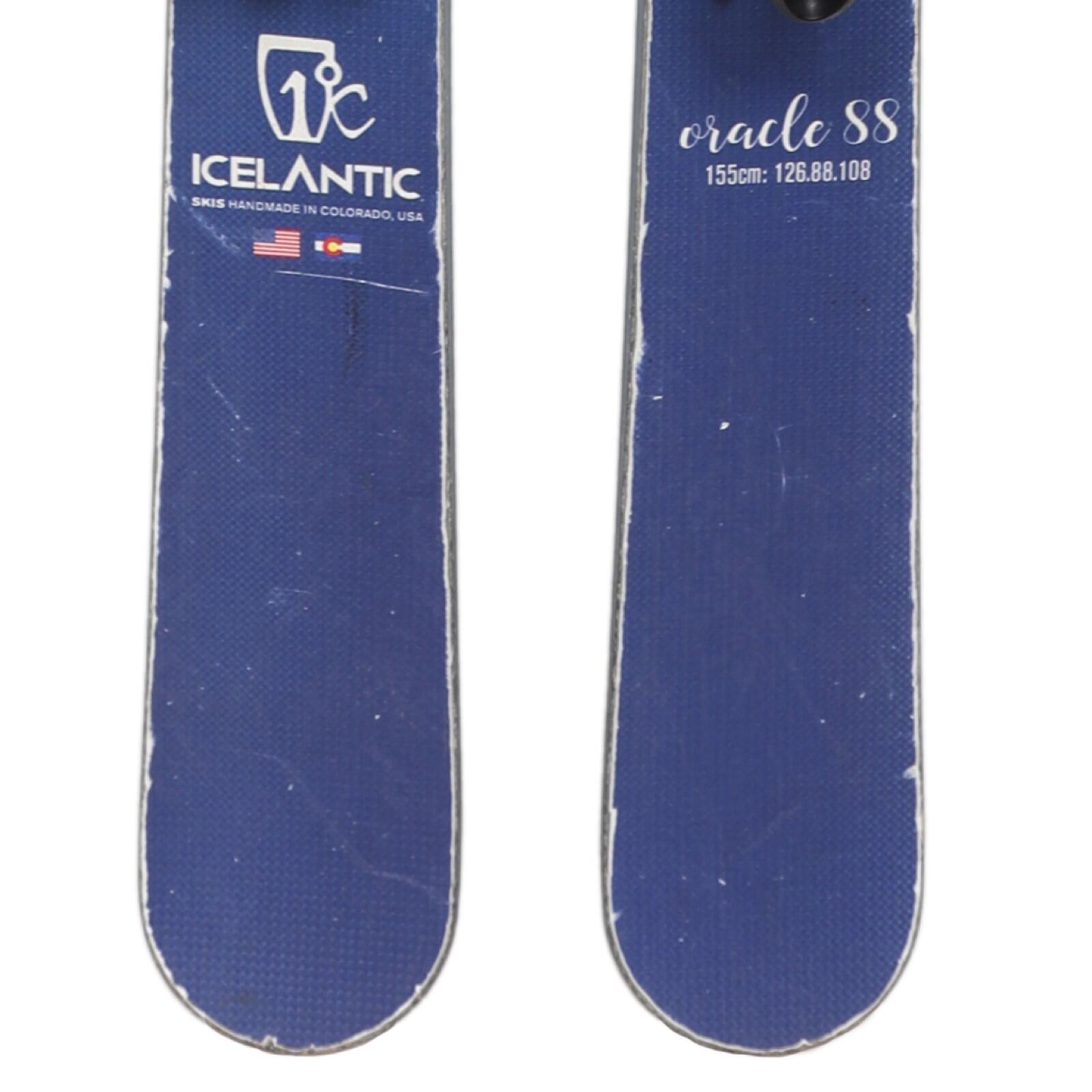 RECONDITIONNE - Ski Icelantic Oracle 88 + Fixations 4/4