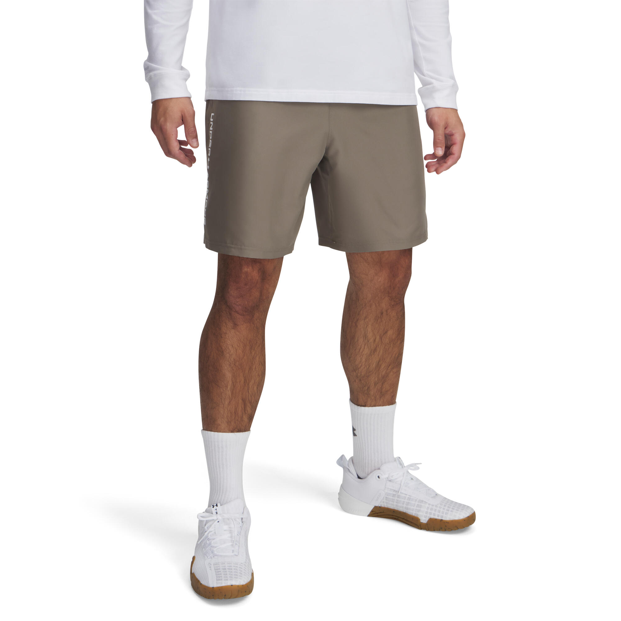 Under Armour - Short Under Armour Tech™ Woven Wordmark - Short - Blanc - Decathlon
