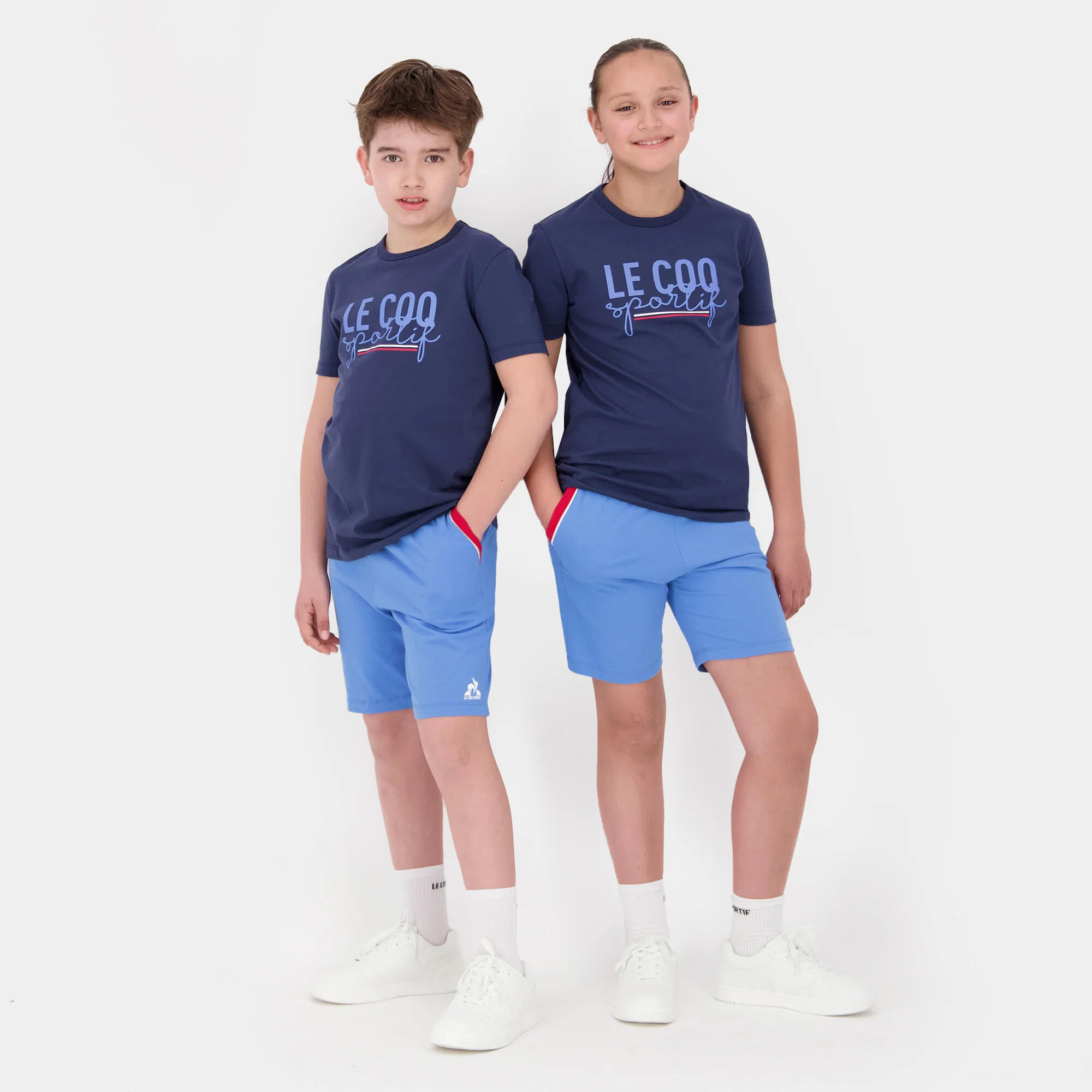 Short enfant Le Coq Sportif Tri Regular N°1 2/5