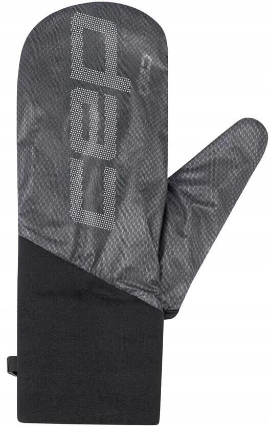 Rękawiczki sportowe ciepłe Pro Run 2w1 unisex czarne Core Run CEP 6/7
