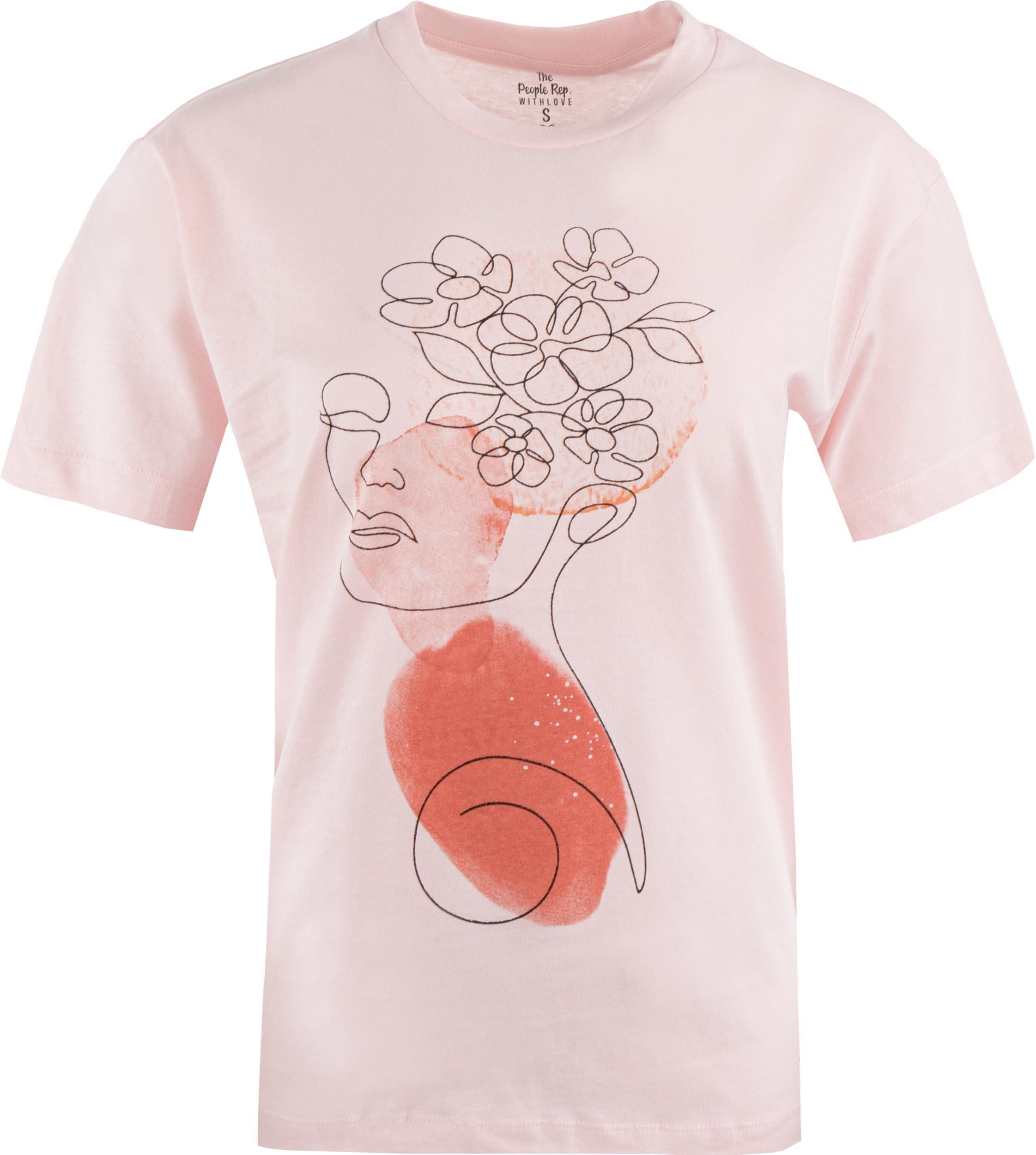 WE THE PEOPLE Damen-T-Shirt THE PEOPLE REP. Marilena Light Pink S