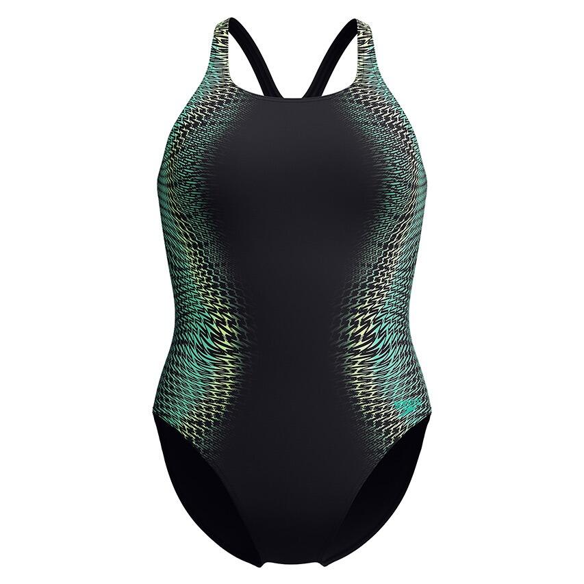 Speedo Badpak Eco Endurance+ Digital Placement Medalist Zwart/Groen 6/6