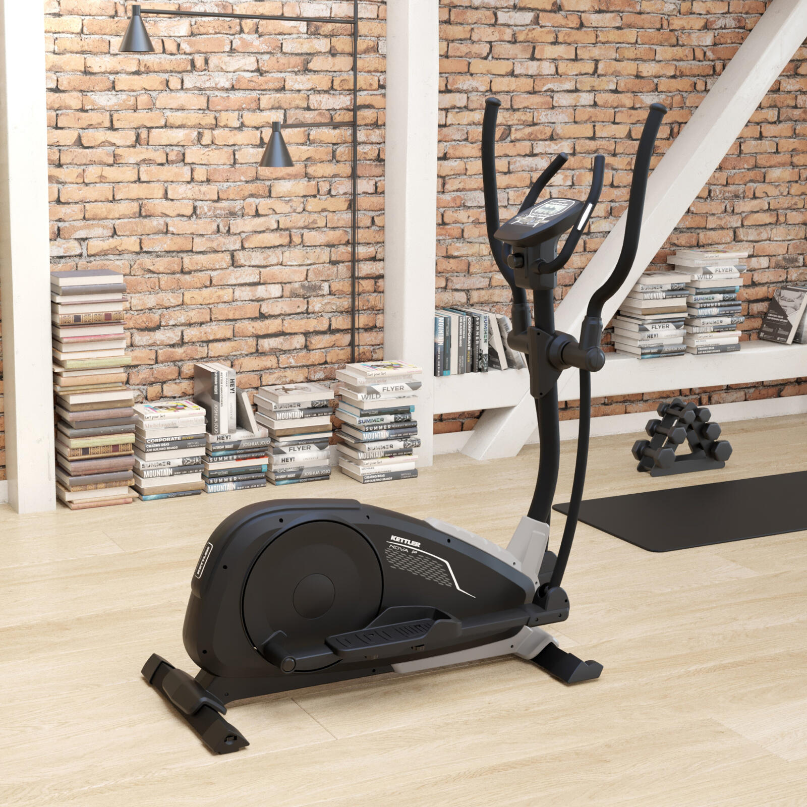 Eliptický trenažér Crosstrainer Kettler Axos Nova P Black 7/7