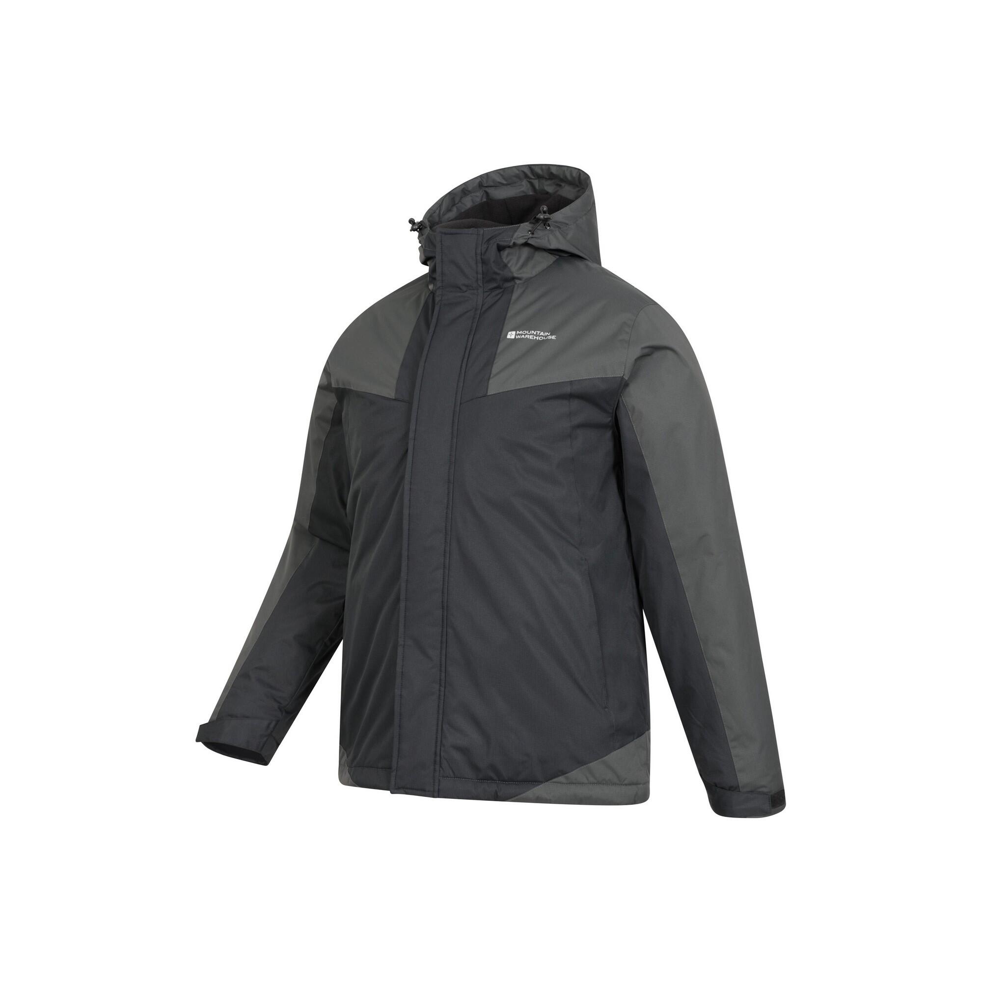 "Dusk III" Skijacke für Herren Schwarz/Grau 3/4