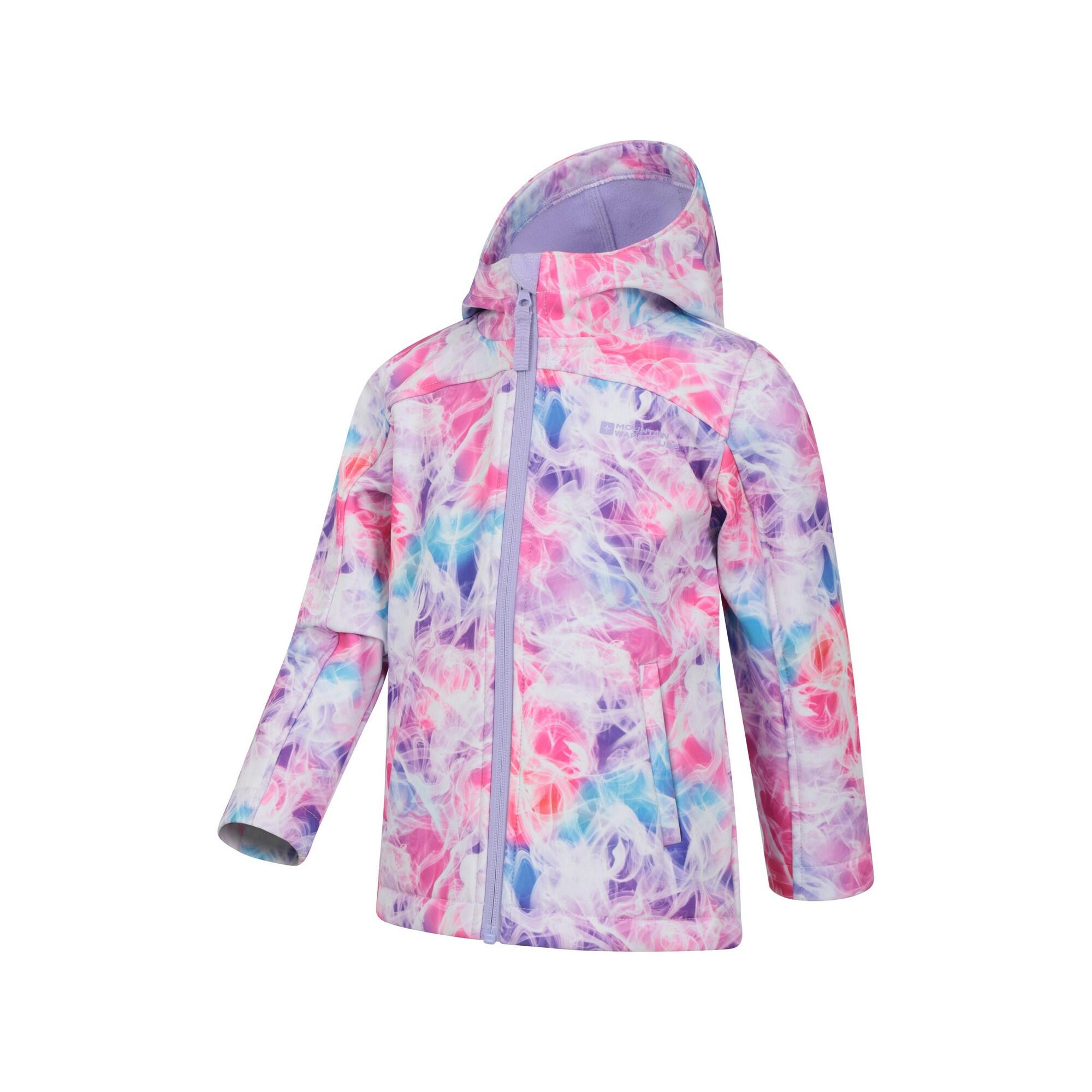 Veste Softshell Enfant (Rose Vif) 3/4