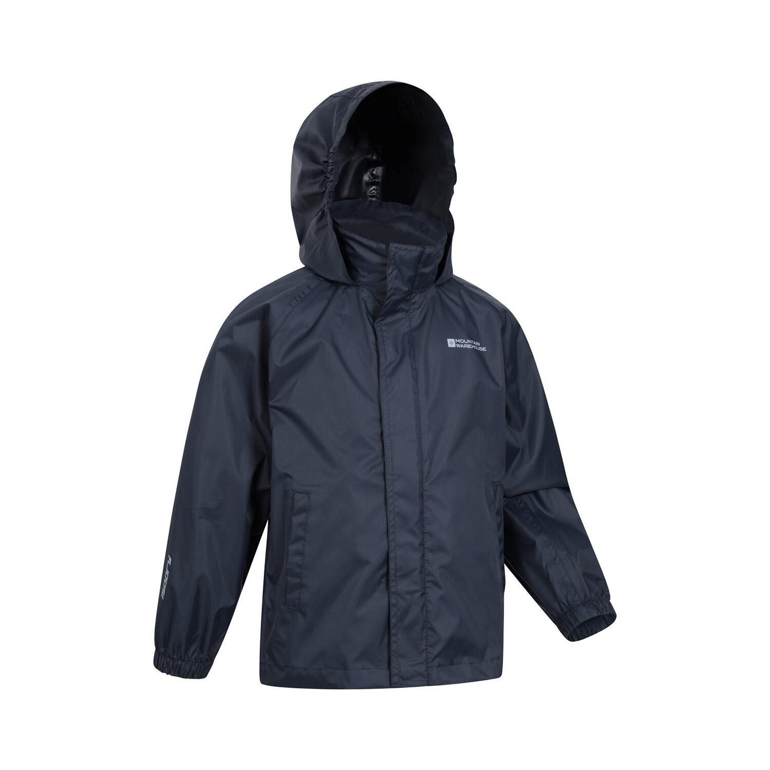 Childrens/Kids Pakka II Waterproof Jacket (Dark Blue) 3/4