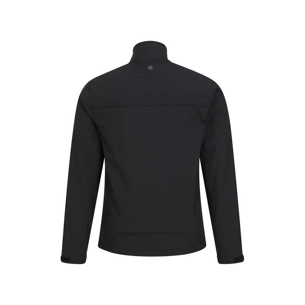 Mens Grasmere Soft Shell Jacket (Black) 2/4