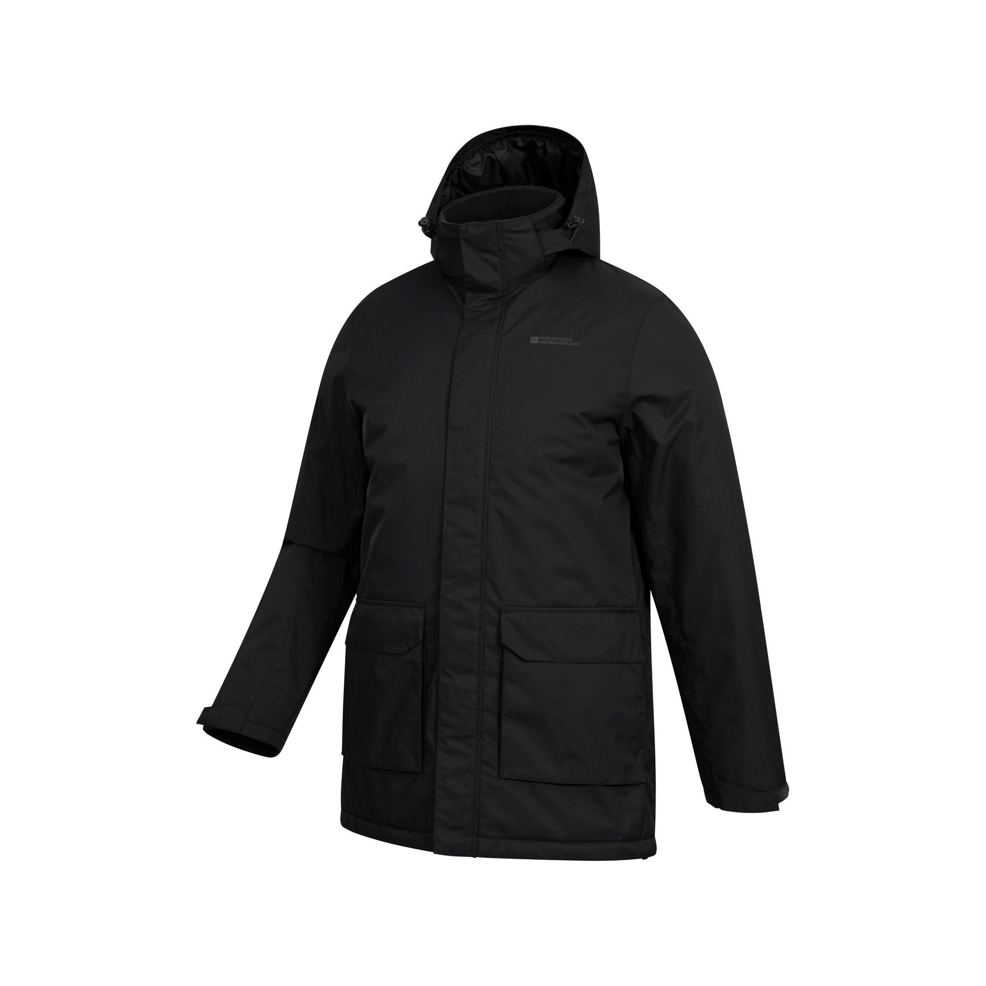 Parka Imbottita Uomo Mountain Warehouse Ranger Nero 3/4