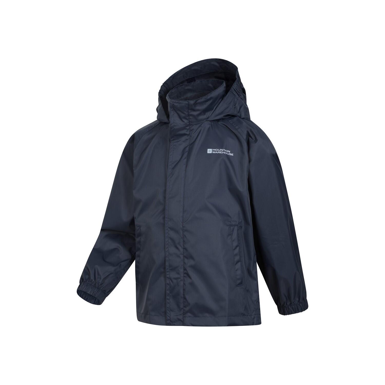 Childrens/Kids Pakka II Waterproof Jacket (Dark Blue) 4/4