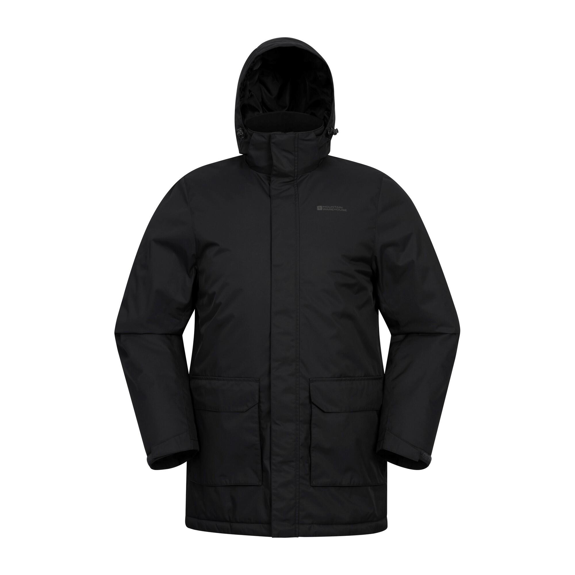 MOUNTAIN WAREHOUSE Mens Ranger Padded Parka (Black)
