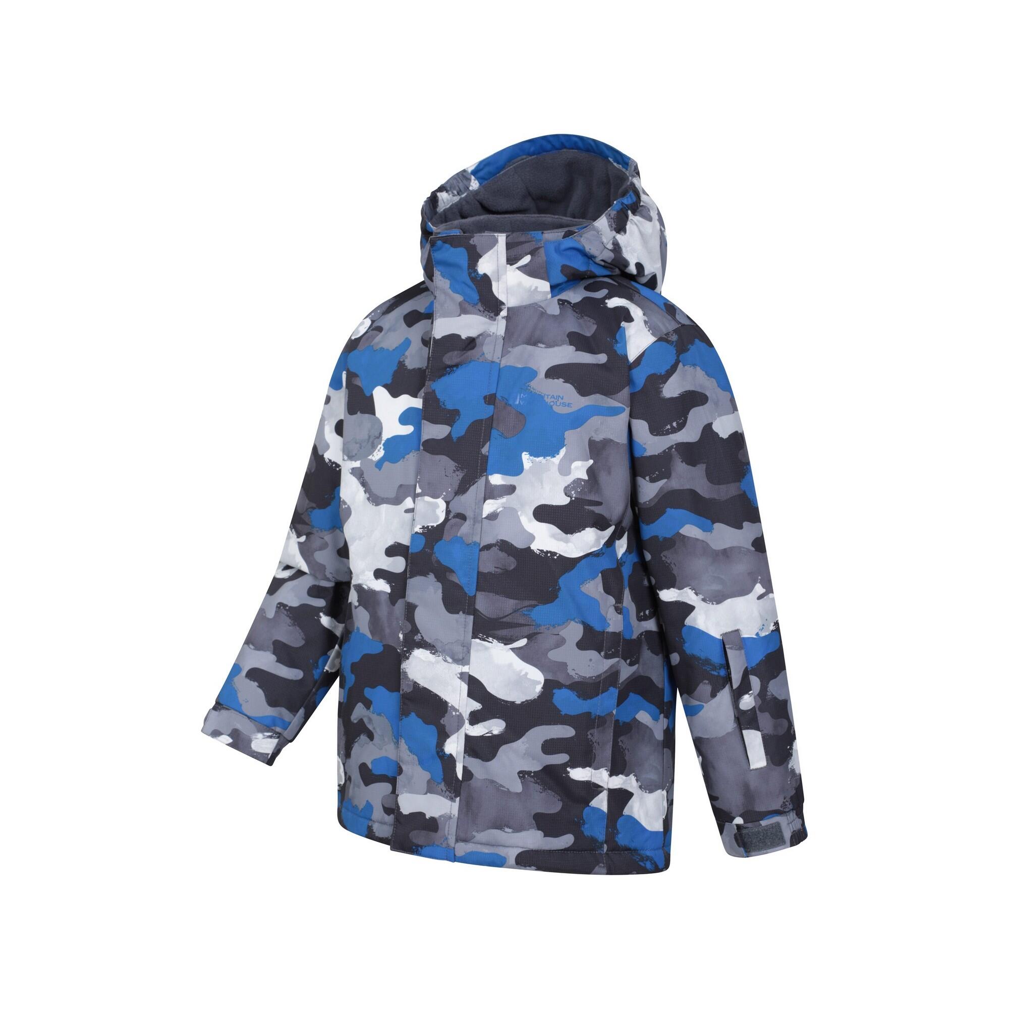 Giacca Da Sci Camo Bambini Mountain Warehouse Mogal Cobalto 3/4