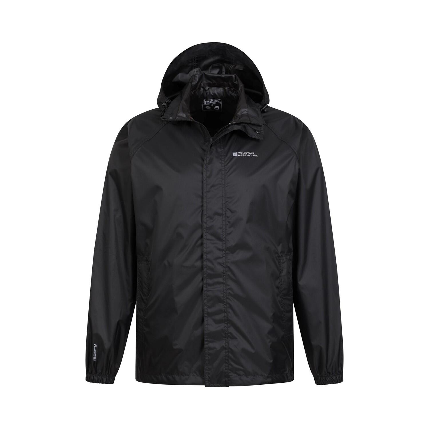 "Pakka II" Jacke, wasserfest für Herren Schwarz 3/4