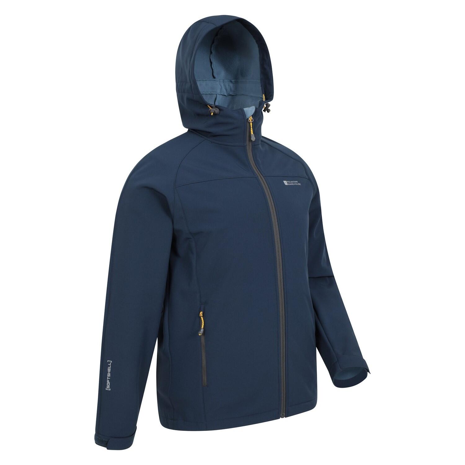 "Exodus" Softshelljacke für Herren Blau 3/4