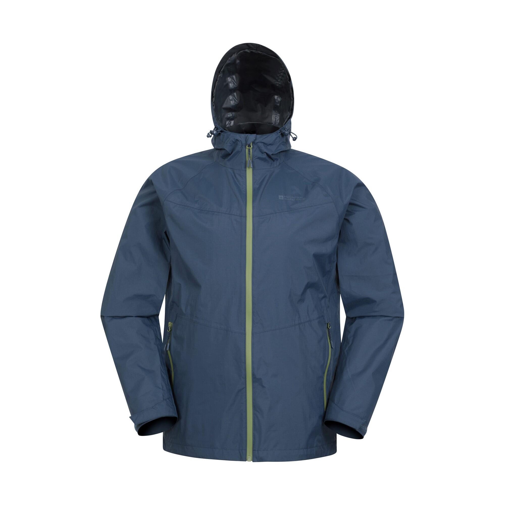 MOUNTAIN WAREHOUSE Mens Summit Extreme Waterproof 2.5 Layer Jacket (Navy)