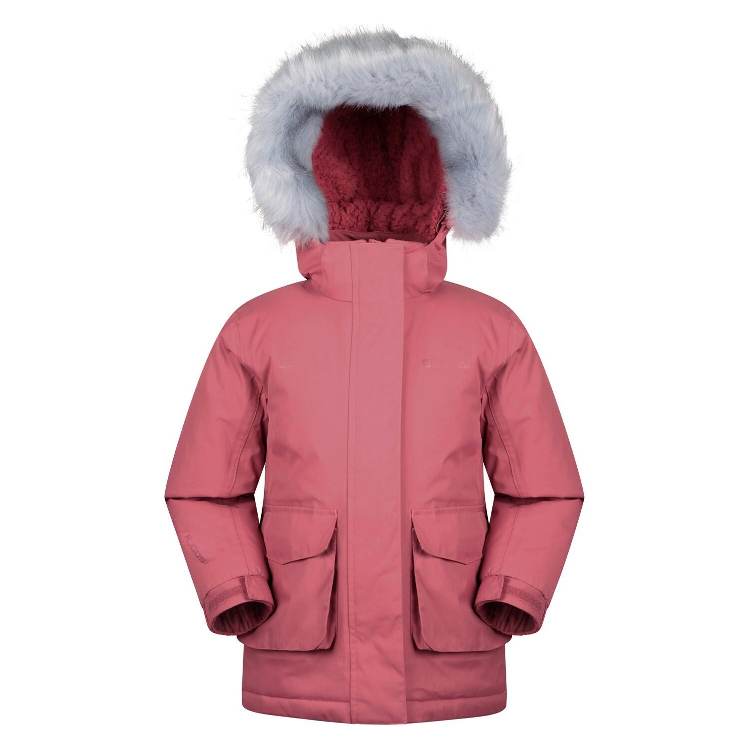 MOUNTAIN WAREHOUSE Giacca Logo Impermeabile Bambini Mountain Warehouse Ranger Rosa